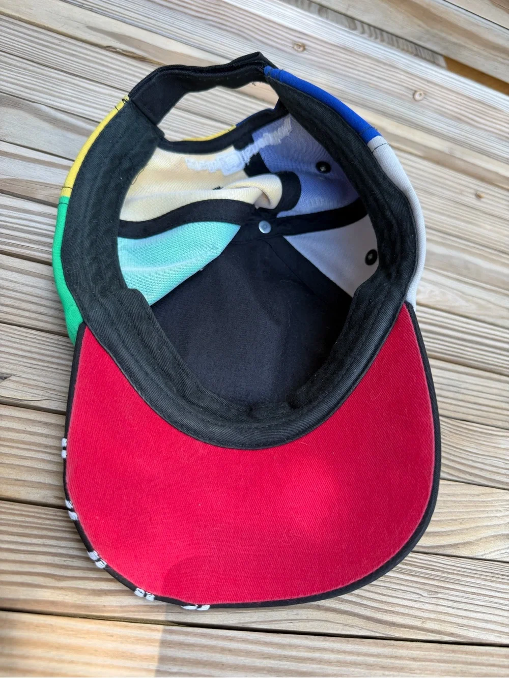 Mickey Mouse Disney World Hat Cap Strapback Youth Color Block 2021